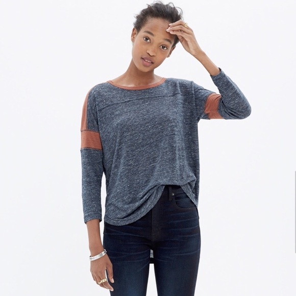 Madewell Tops - Madewell Frontrunner Gray Top